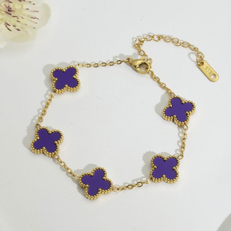 Clover Anti Tarnish Bracelet for Women Stylish - Image 7