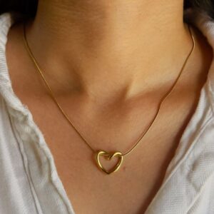 Hollow Heart Necklace