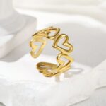 Open Heart Cutout Ring