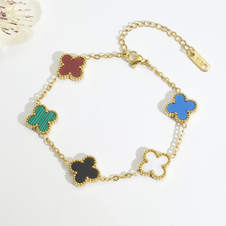 Clover Anti Tarnish Bracelet for Women Stylish - Image 8