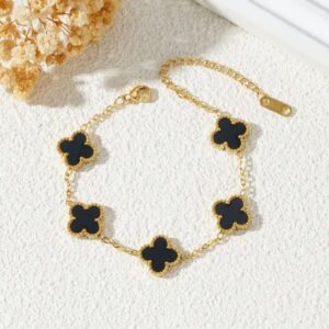 Clover Anti Tarnish Bracelet for Women Stylish